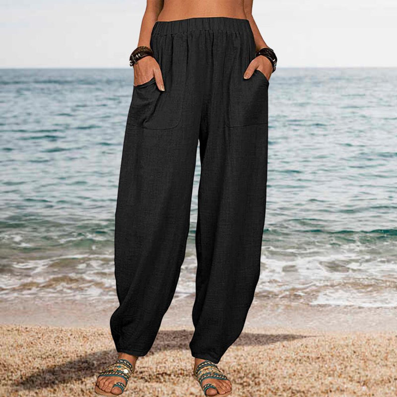 Cotton and Linen Trousers