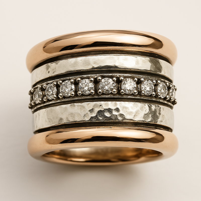 Layered Thick Gold Ring