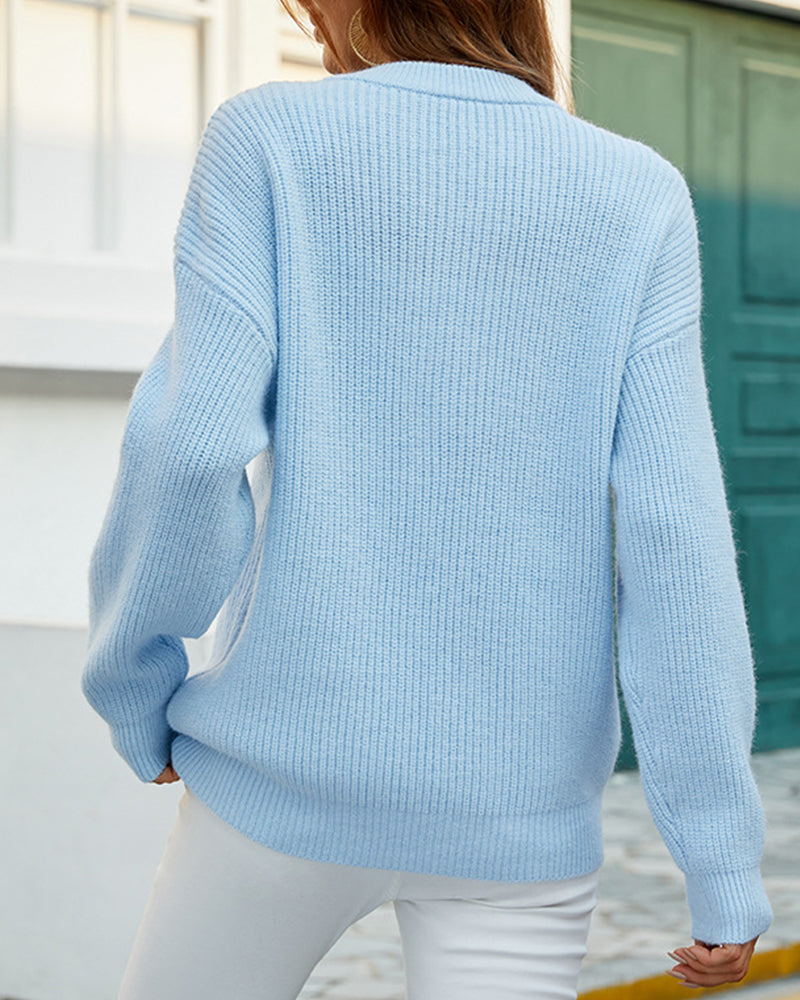 Gracefully Designed Pullover