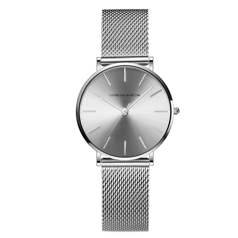 Rose Gold Wristwatch Featuring Quartz Movement