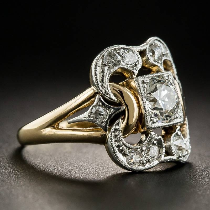 Zirconia Gold Ring