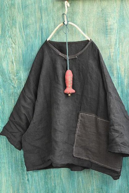 Patchwork Linen Shirt