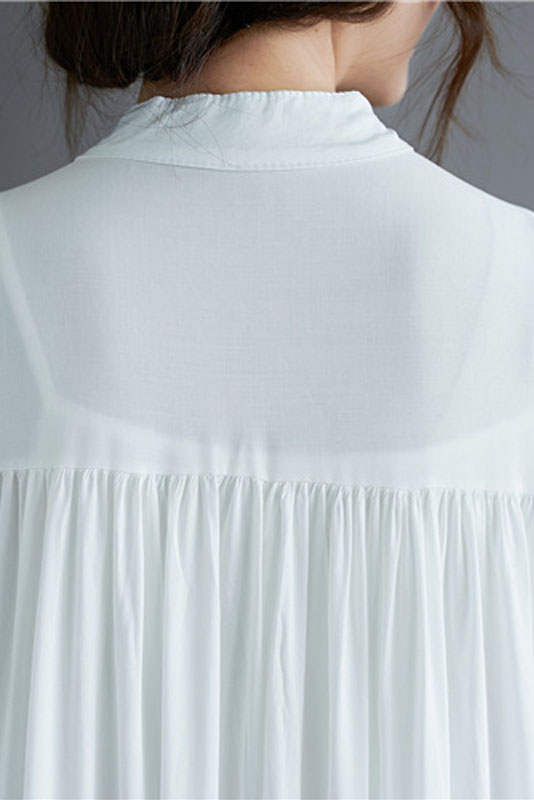 -summer Shirt Color Dress