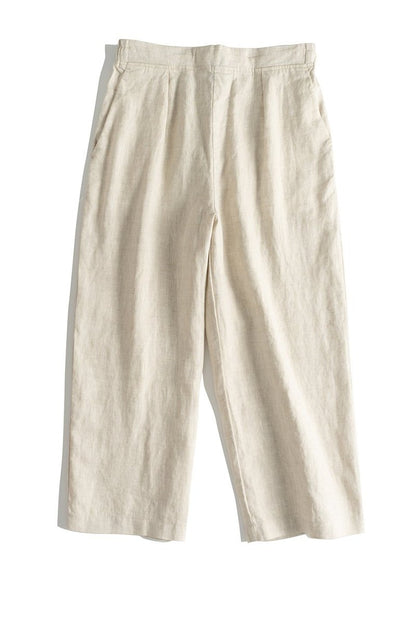 Loose Linen Pants Drawing Summer Trousers