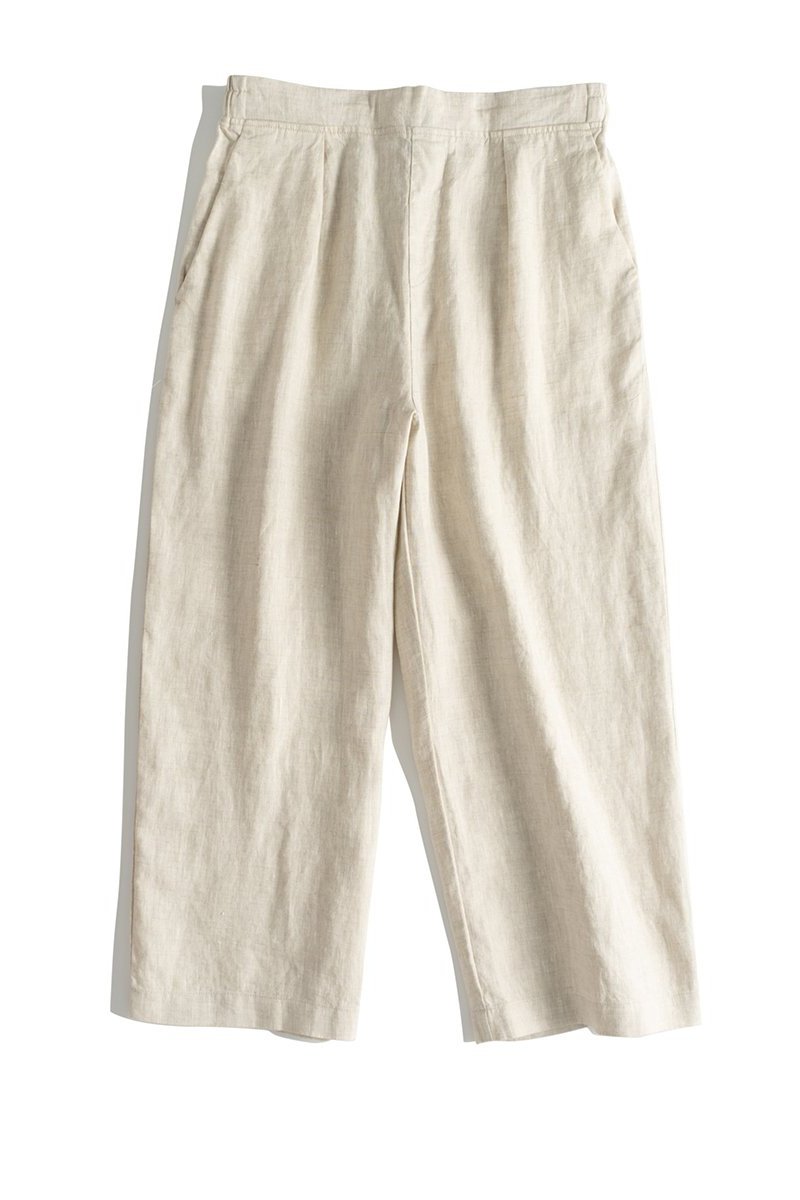 Loose Linen Pants Drawing Summer Trousers