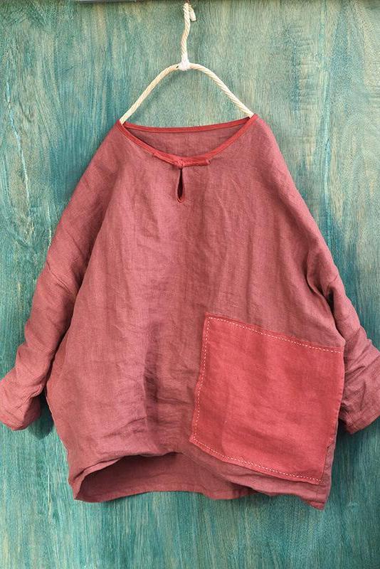 Patchwork Linen Shirt