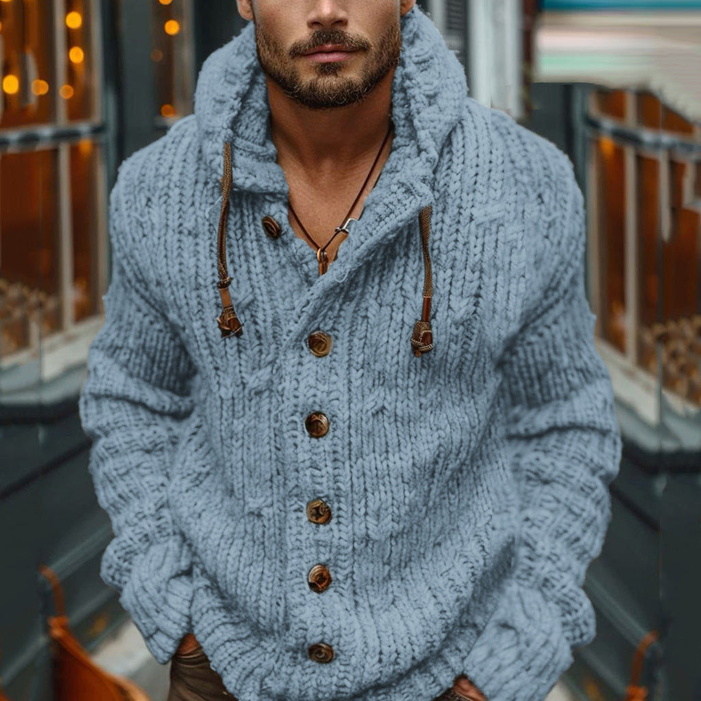 Men's Fairman Island Vintage Hooded Cardigan artswardrobe