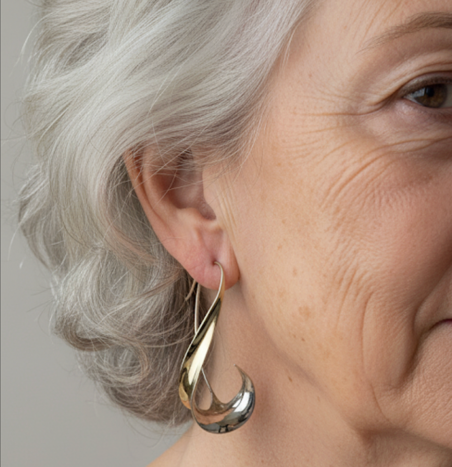 Dangling Golden Earrings