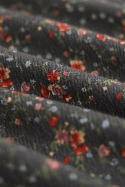 Limited Stock- Loose Print Turtleneck Blouse