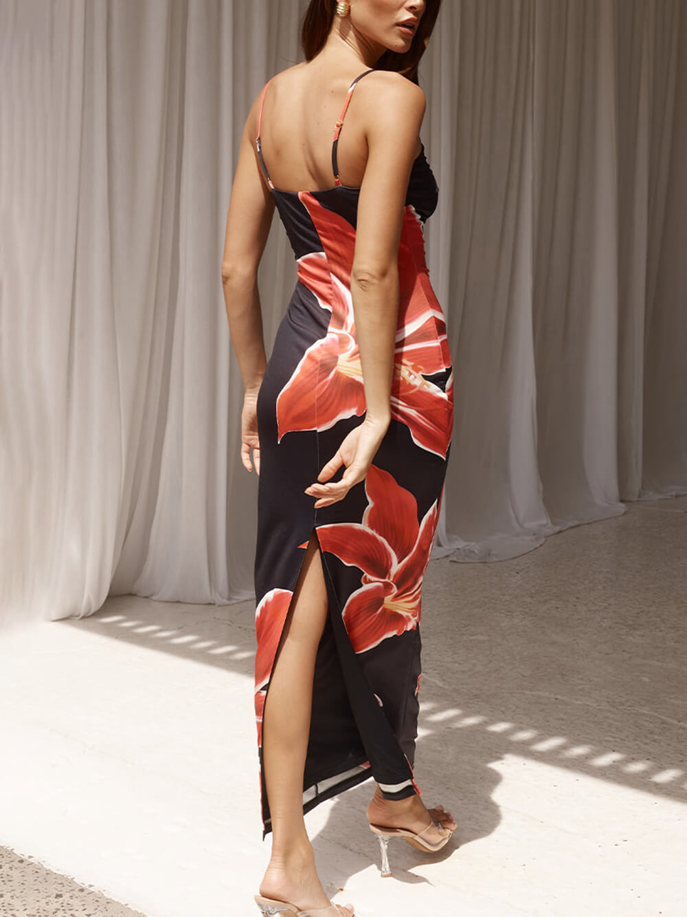 Abstract Unforgettable Print Maxi Dress