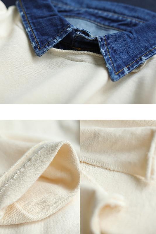 Limited Stock- Stitching Color Contrast T-shirt