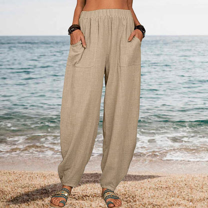 Cotton and Linen Trousers
