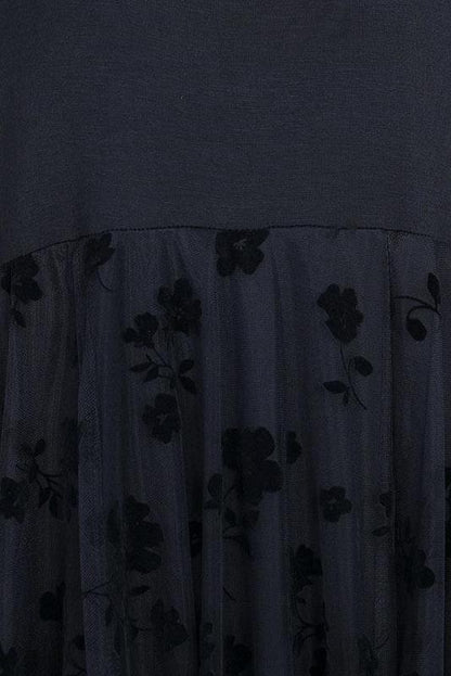 Lace Retro Stitching Maxi Pinafore Dress