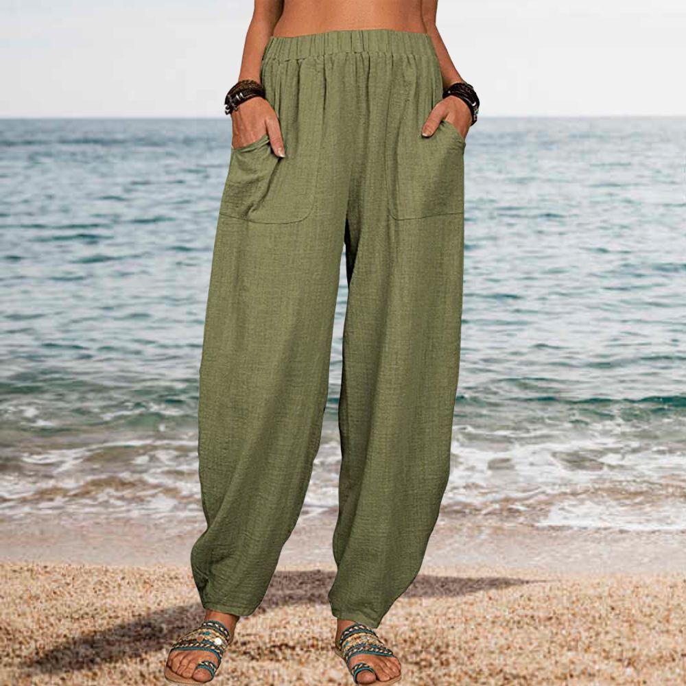 Cotton and Linen Trousers