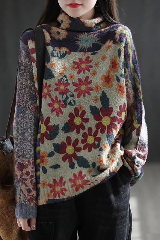 Winter Turtleneck Knitted Sweater