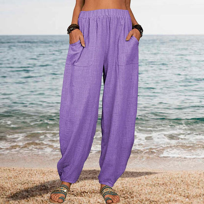 Cotton and Linen Trousers