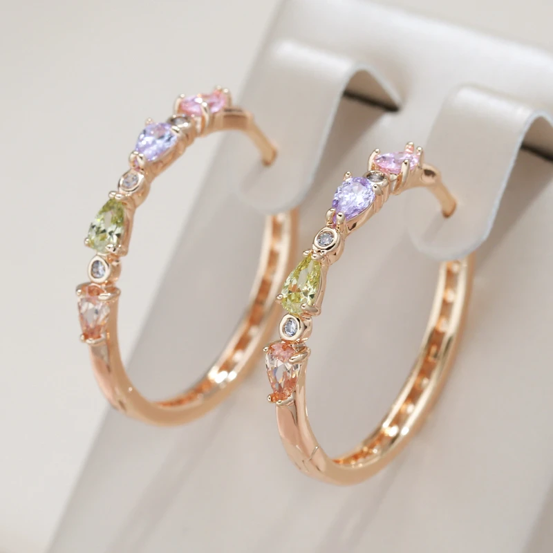 Colorful Hoop Earrings