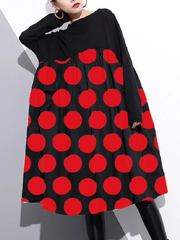 Purple Shift Dress Cotton Clothing Dress