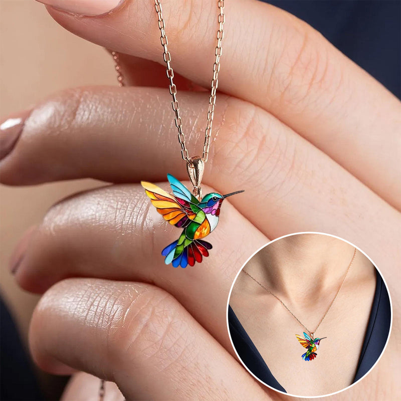 Hummingbird Necklace With Bonus Earrings – Limited Time Offer