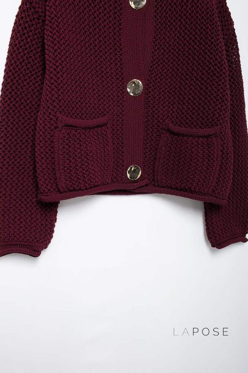 A Vintage Style Cardigan with Delicate Timeless Details