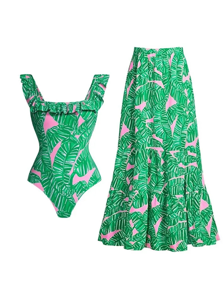 Umbrella Skirt Suit