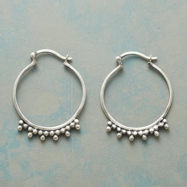 Silver Hoops Earrings