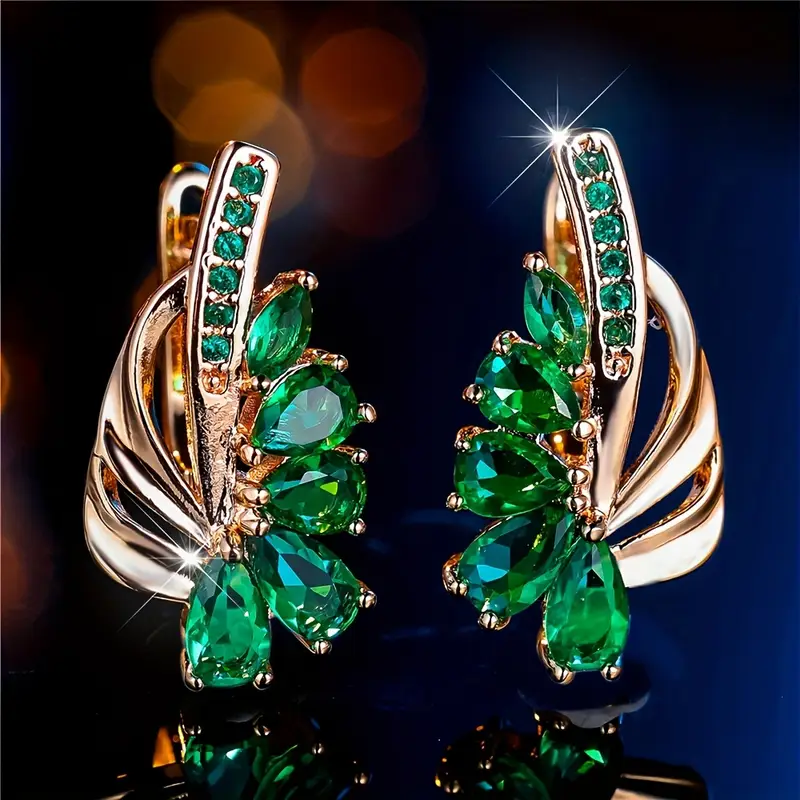 Green Bright Earrings