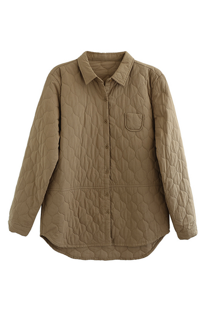 Winter Retro Warm Diamond Padded Jacket