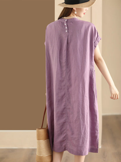 Summer Cotton Linen Dress