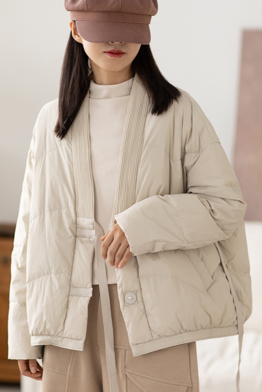 -winter Color White Duck Down Jacket