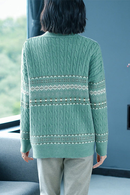 Retro Knit Coats Knit Cardigan