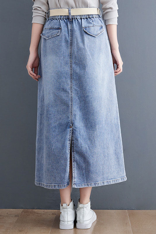 - Denim Skirt