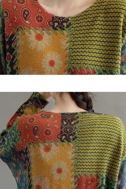 Autumn Retro Knitted Sweater