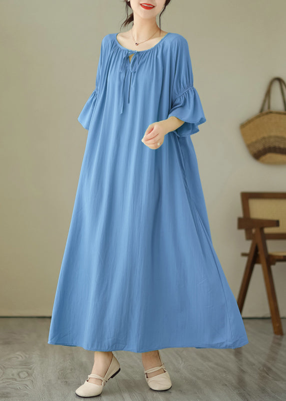 Pink Tie Waist Vacation Maxi Dresses Summer