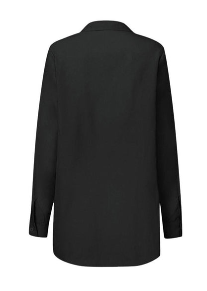 White Peter Pan Collar Lace Up Cotton Shirts Spring