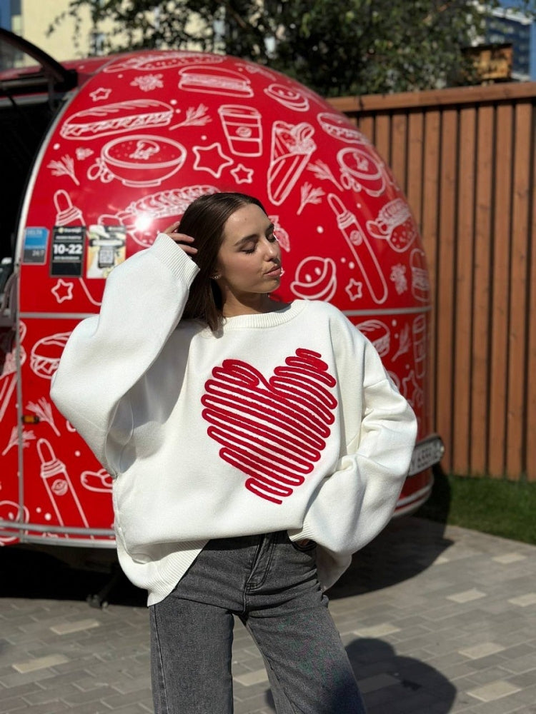 Gracefully Designed Sweater
