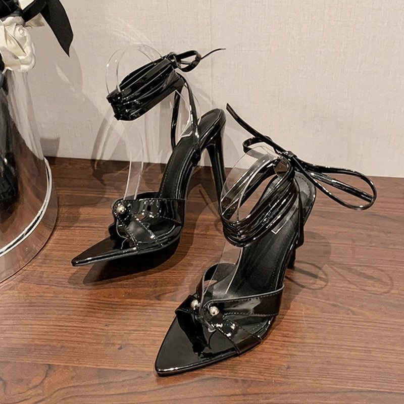 A Vintage Style Sandals with Delicate Timeless Details
