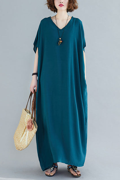 -new Style Short Sleeve Maxi Dress