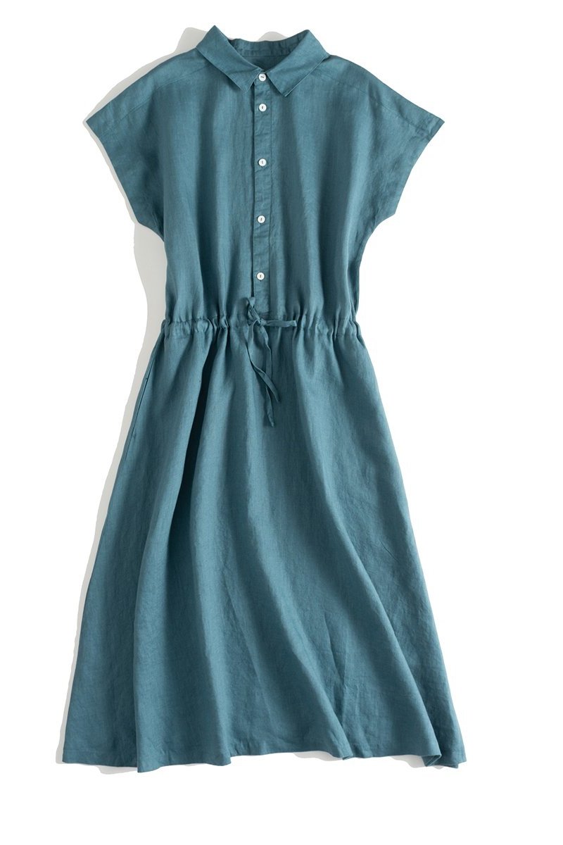 Linen Maxi Dresses Summer Loose Clothes