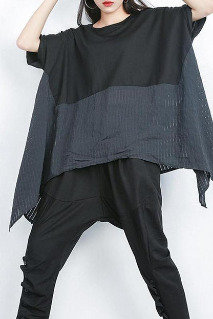 Limited Stock- Summer Patchwork Irregular T-shirt