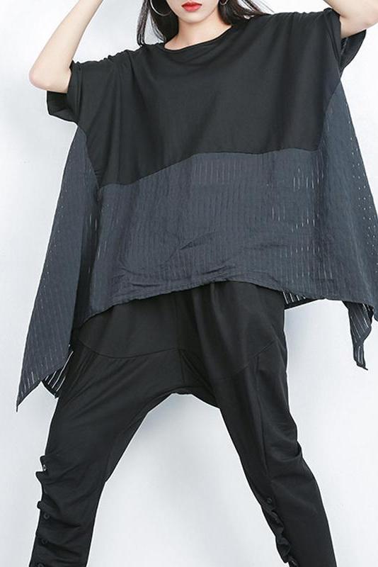 Limited Stock- Summer Patchwork Irregular T-shirt