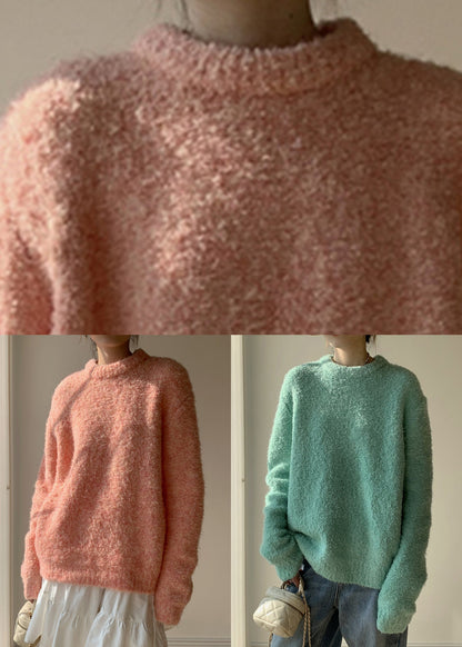 Lake Blue Cozy Thick Knit Sweater O-neck Winter
