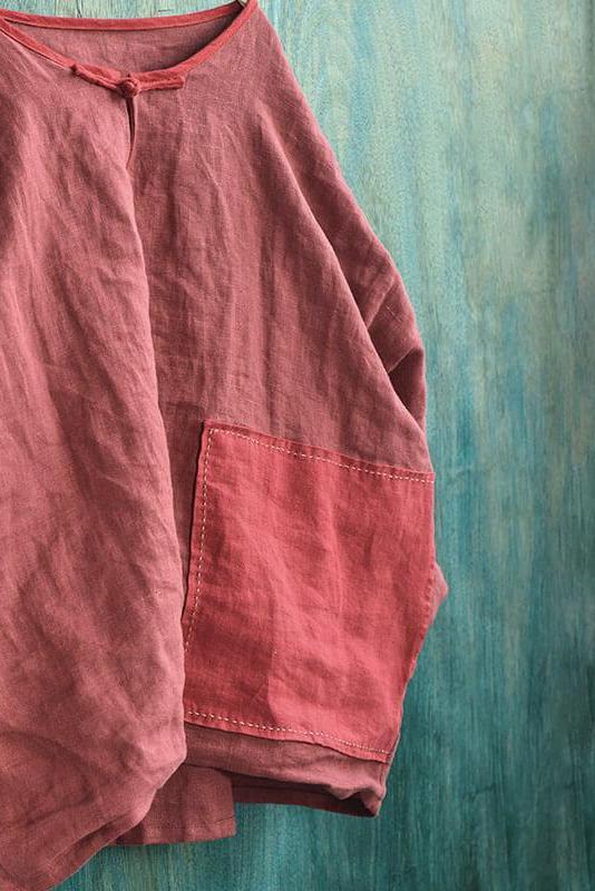 Patchwork Linen Shirt