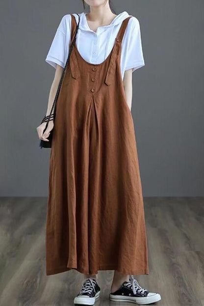 Wide Leg Jumpsuits Dungarees