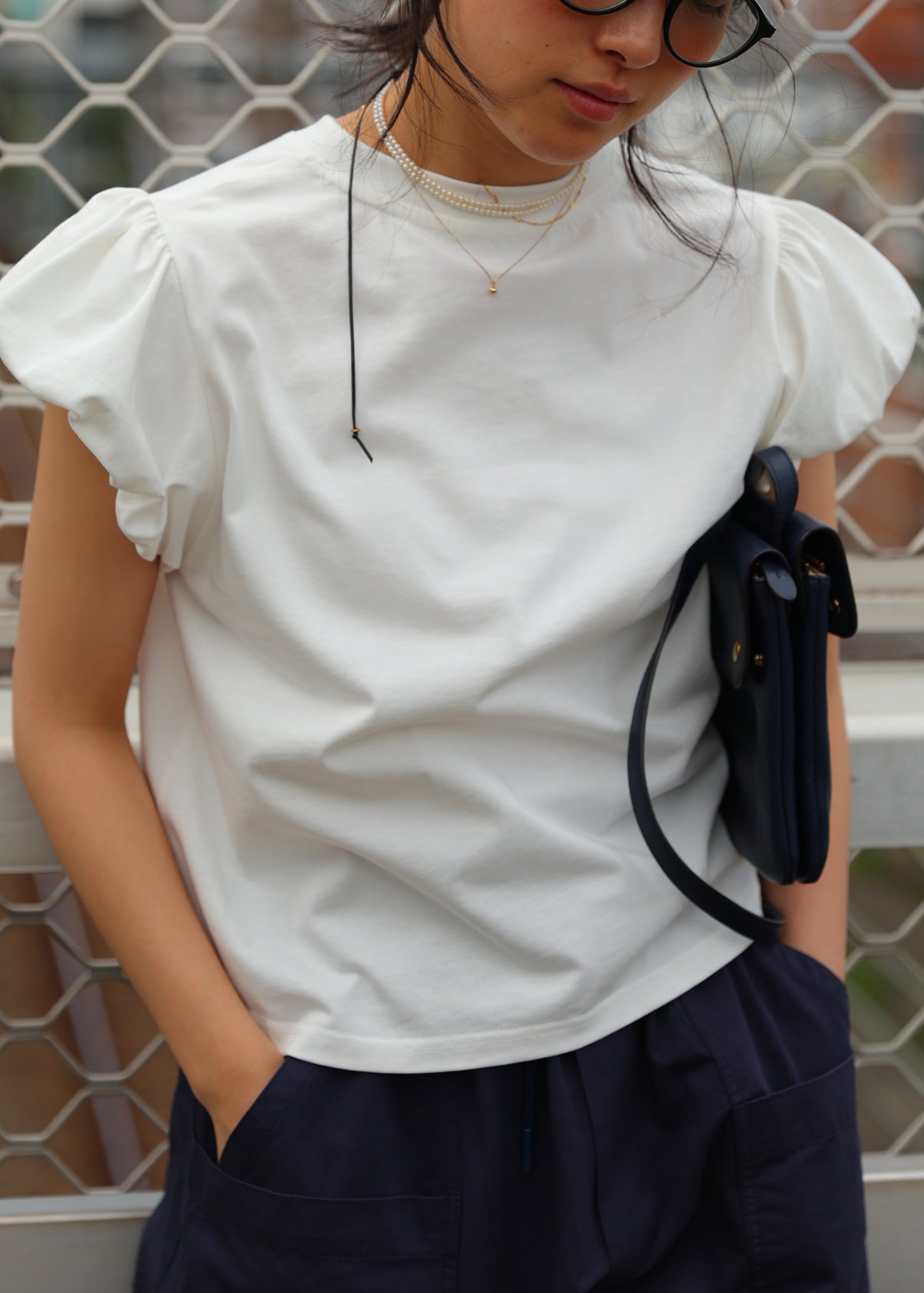 Simple White O Neck Cotton T Shirt Summer