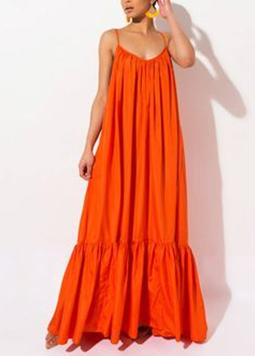 Black Backless Cotton Spaghetti Strap Dress Summer