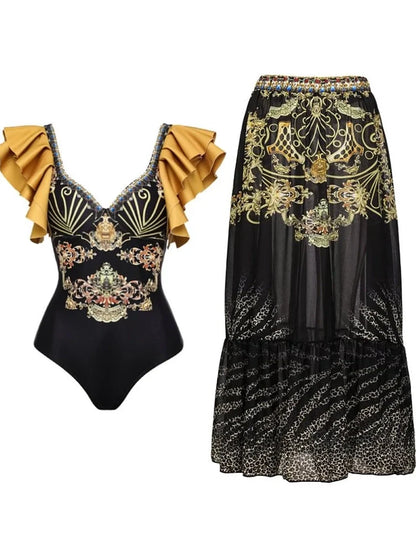 Umbrella Skirt Suit