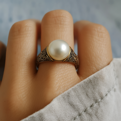 Pearl Golden Ring
