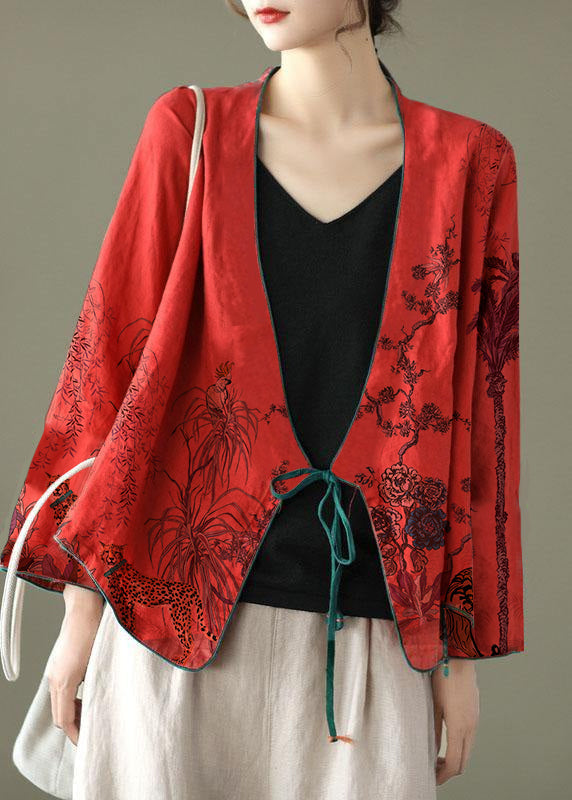 Indigo Embroidered Long Sleeve Linen Shirt