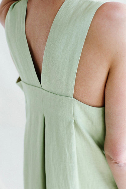Cotton Linen Tank Dress